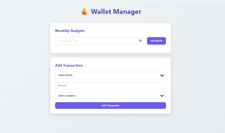 Wallet Manager